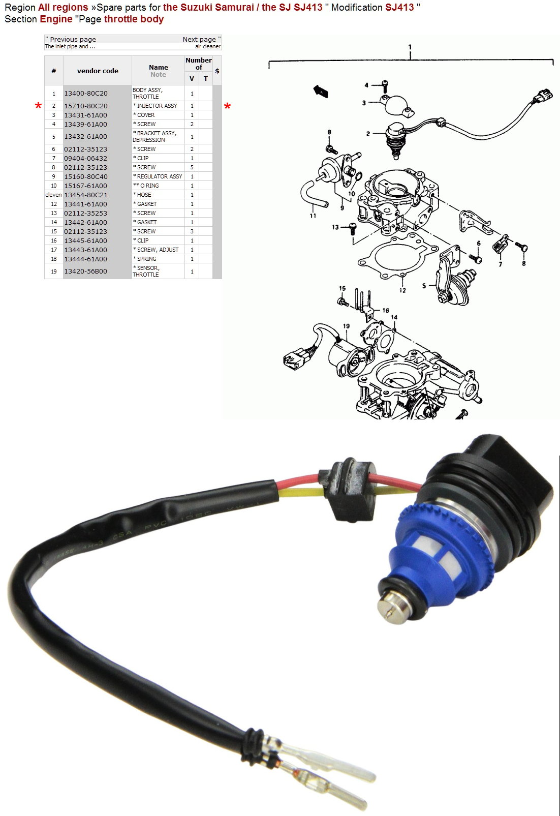 SJ 413 Samurai fuel injector.jpg