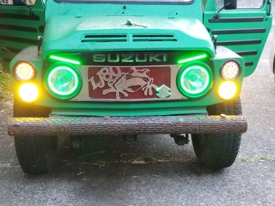 Custom log bumper and grill