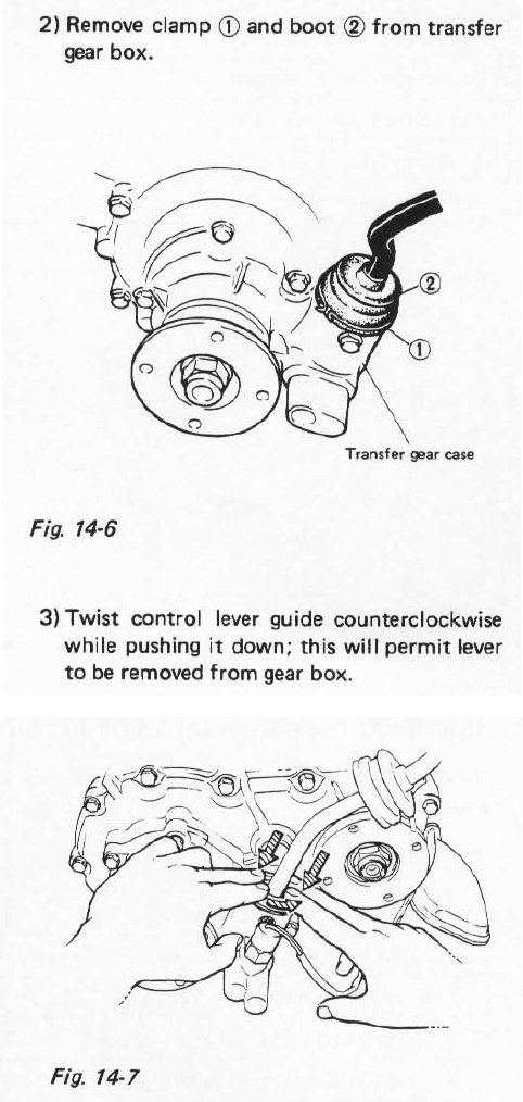 Transfer box lever removal.jpg